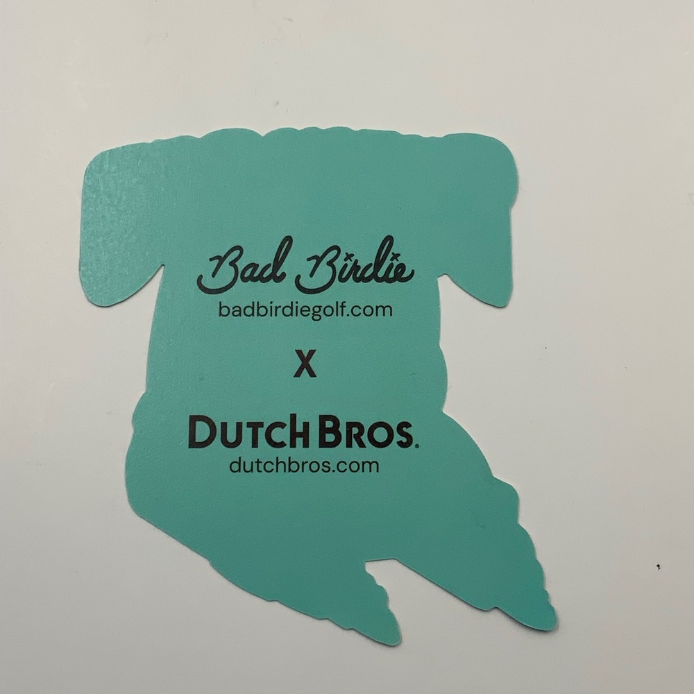 Dutch Bros x Bad Birdie‎ Dutch Dad Golf Sticker Fathers Day 2026 Coffee Golfing - Picture 2 of 2